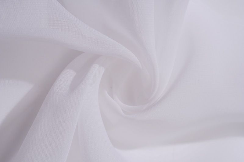 White Polyester Chiffon