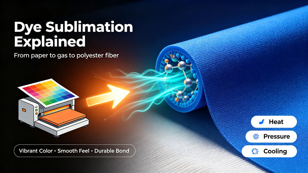 How Does Sublimation Ink Bond with Polyester Fabric? A Complete Guide to Dye Transfer